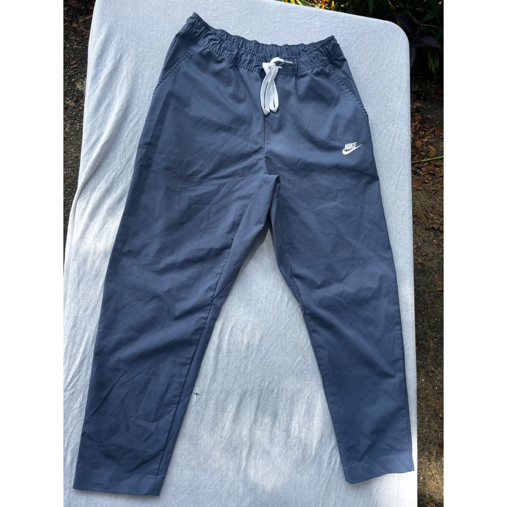 Nike Mens Sportswear Woven Drawstring Jogger Pants Blue Large BV3127-410